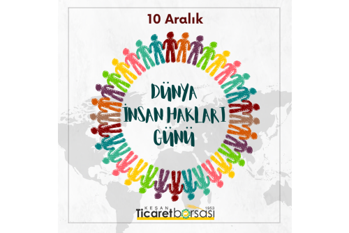 10 Aralık Dünya İ̇nsan Hakları Günü Kutlu Olsun.