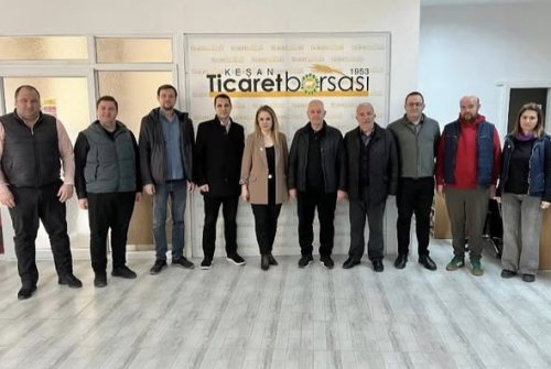 Garanti̇bank Keşan Şube Müdürlüğüne Yeni̇ Atanan Rüki̇ye Saydam Alay'I Borsamızda Ağırladık