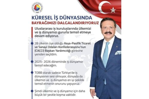 İ̇ş Dünyamıza Hayırlı Olsun.