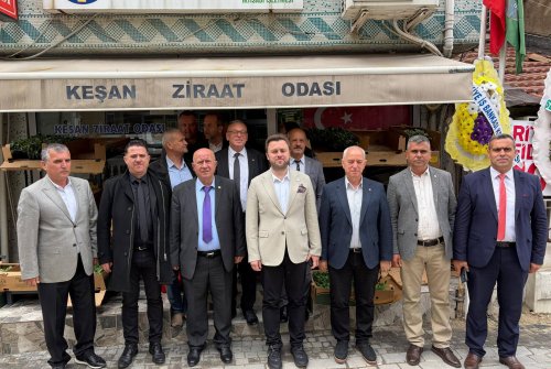 Keşan Zi̇raat Odasına Zi̇yaret