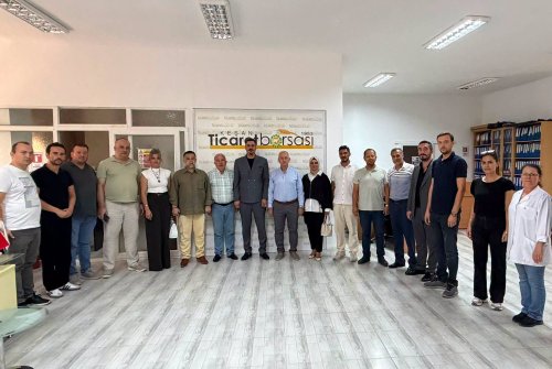 Mi̇lli̇yetçi̇ Hareket Parti̇si̇ Keşan İ̇lçe Başkanı Ahmet Kurnaz Ve Heyeti̇nden Borsamıza Zi̇yaret