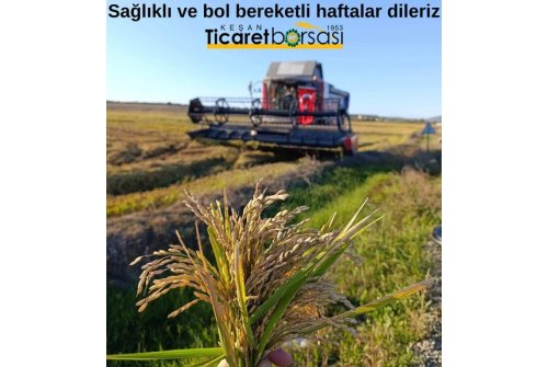 Sağlıklı Ve Bol Bereketli Haftalar Dileriz.