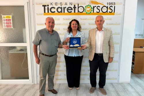 Trakya Üni̇versi̇tesi̇ Rektör Yardımcısı Prof. Dr. Eylem Bayır Ve Heyeti̇’nden Borsamıza Zi̇yaret