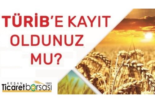 Türi̇b Si̇stemi̇ne Kayıt Olmayan İ̇lk Defa Ürünleri̇ni̇ Li̇sanslı Depolara Tesli̇m Edecek Üreti̇ci̇leri̇mi̇zi̇n Di̇kkati̇ne!