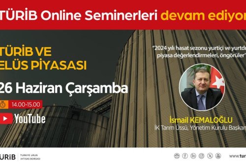 Türkiye Ürün İ̇htisas Borsası Elektronik Ürün Senedi (Elüs) Piyasası’nın Bu Ayki Seminer Konuğu: